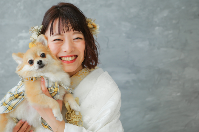 CLAIRE浜松店_ペットと一緒に撮影できる