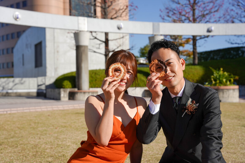 ロケーション撮影も得意です！
お二人の自然な表情を引き出します。