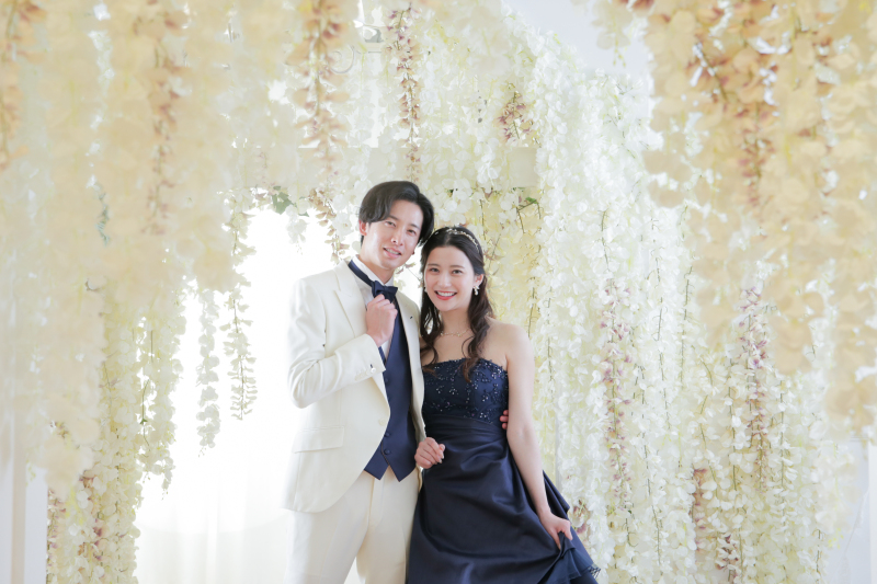 衣装による追加料金なし!平日限定超トクプラン◇ドレス&和装でスタジオ2着データ30カット付き 手ぶらでそのまま撮れるパックプラン