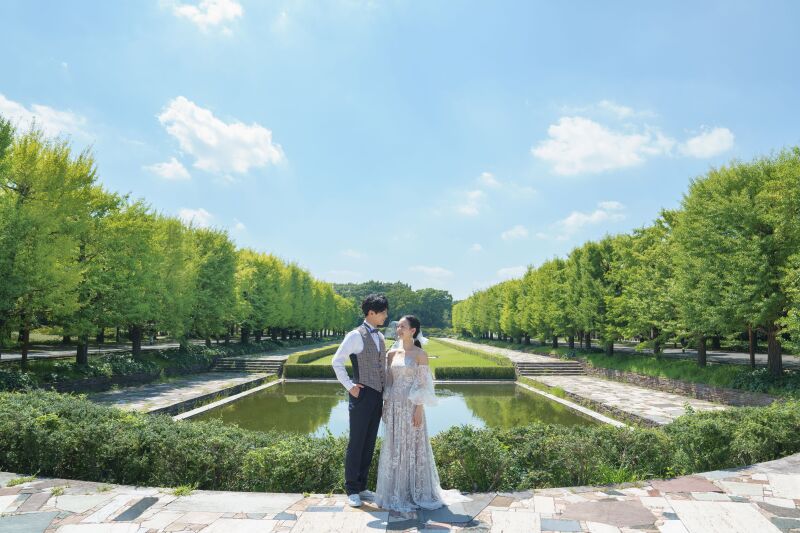 新緑ロケーションキャンペーンBプラン◆&yen;90,000でデータ50カット◆新婦様グレードアップ衣装付き