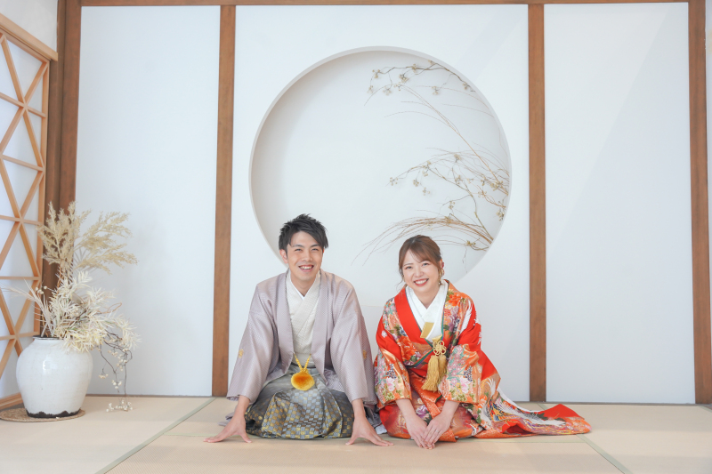 【衣装追加料金0円のコミコミ手ぶらパック】白無垢&色打掛・ロケ&スタジオ・11月末迄の限定プラン《100カットデータ3日で納品》
