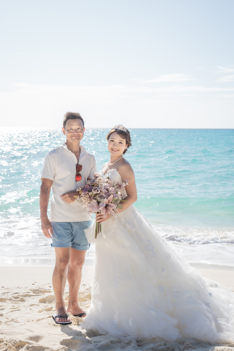 お父様とツーショット写真