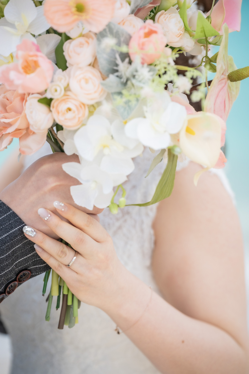 ブーケと、指輪をメインに(^^♪