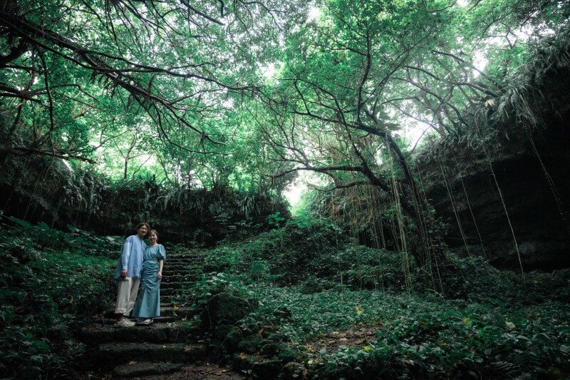 最後のロケ地は宮古島の古井戸へ