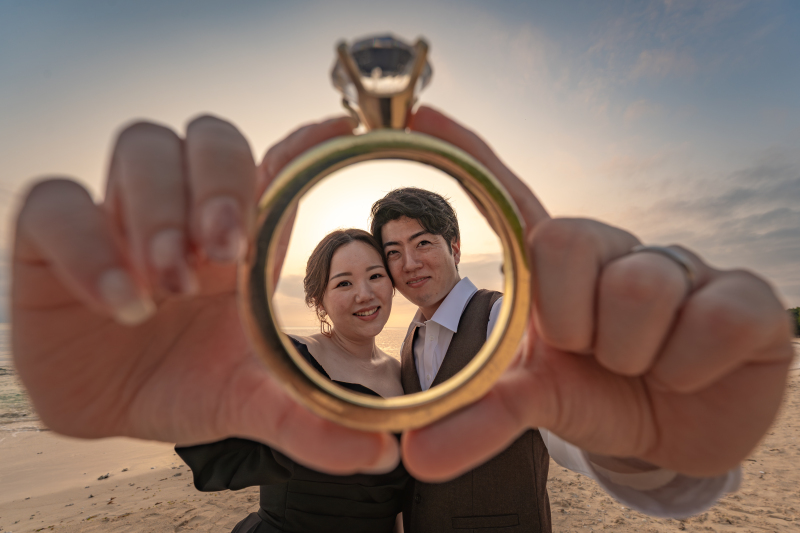 リングを使って