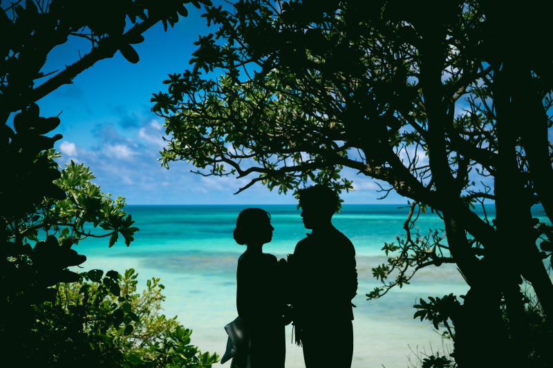 定番のシルエット撮影