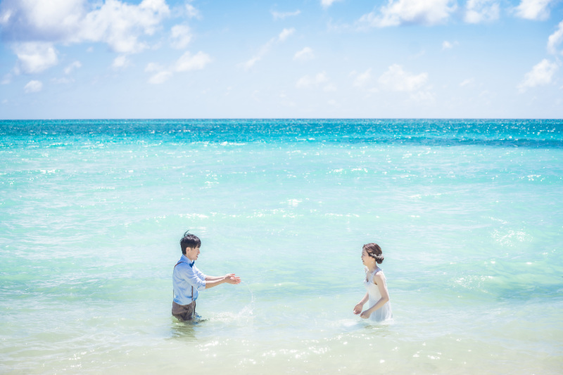 ドレスでウォーターイン♪