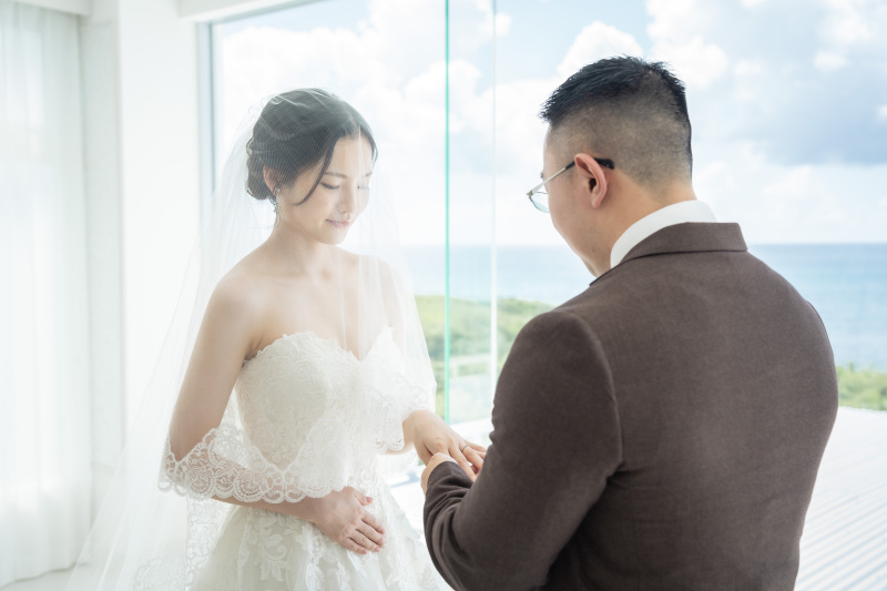 指輪交換も・・・