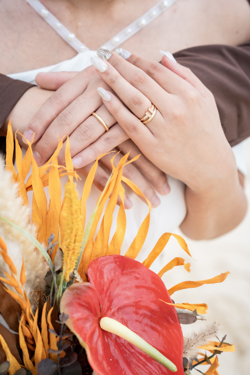 ブーケをメインに