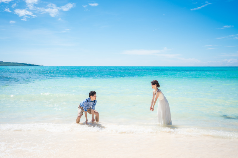 ウォーターインで水遊び