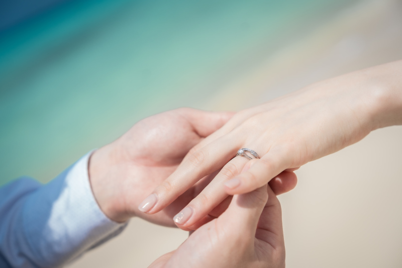 指輪をメインに♪