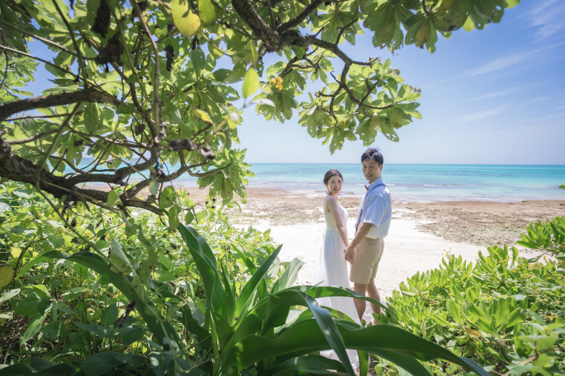 グリーン越しの海!