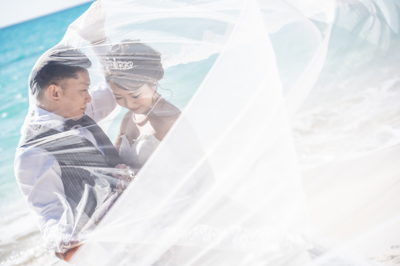 ベールの中に入って・・・