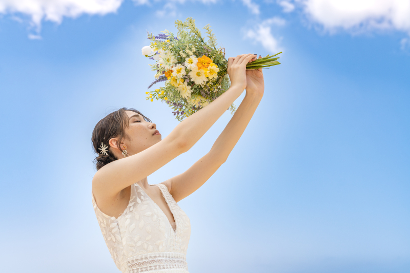 新婦様のソロショット