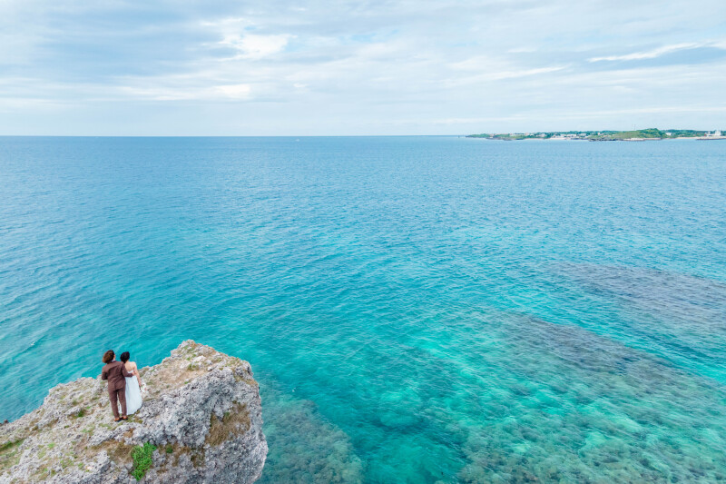 岬の先端でも!!