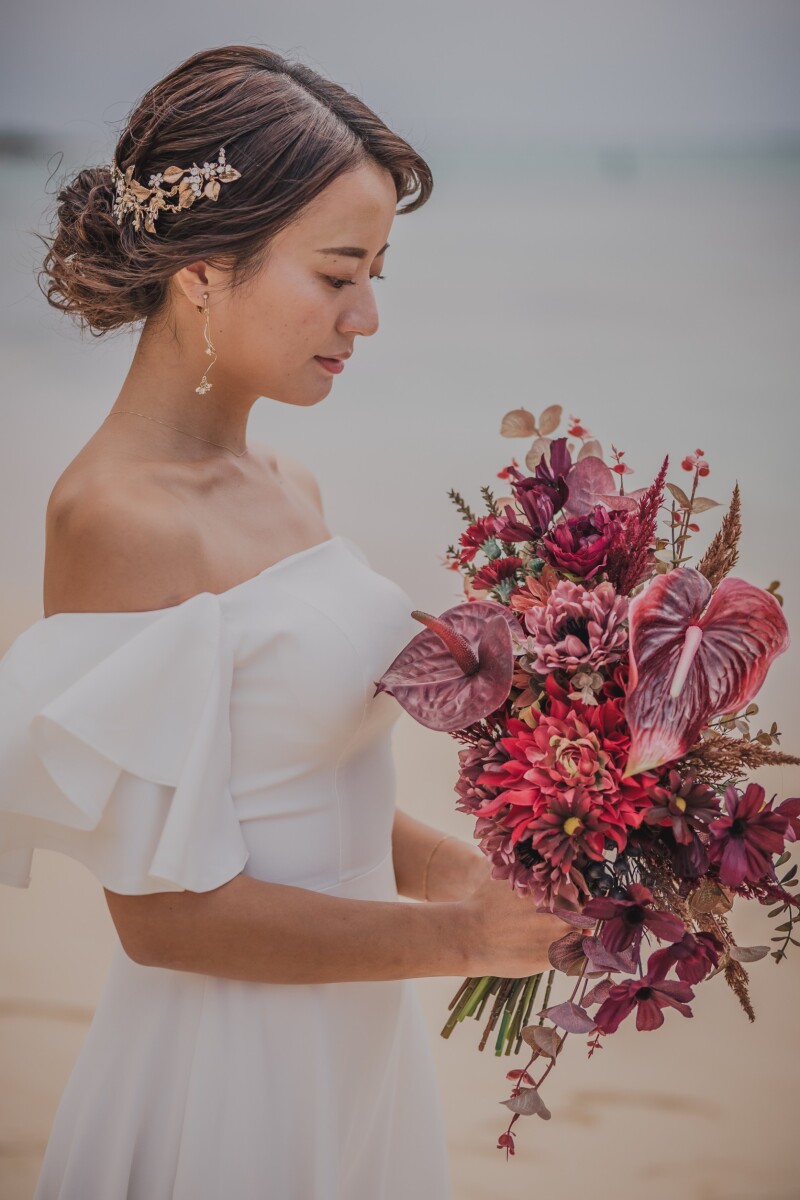 新婦様とブーケ