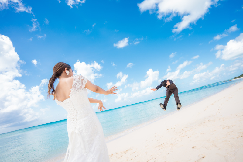 楽しく撮影かめはめ波