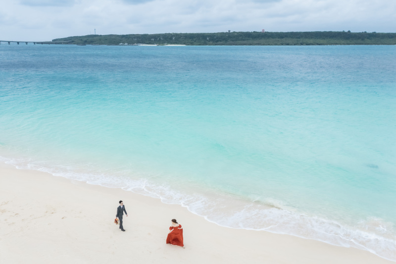 衣装を変えてドローンフォト!