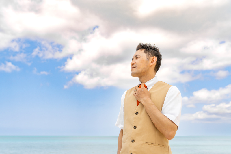 新郎様のソロショット