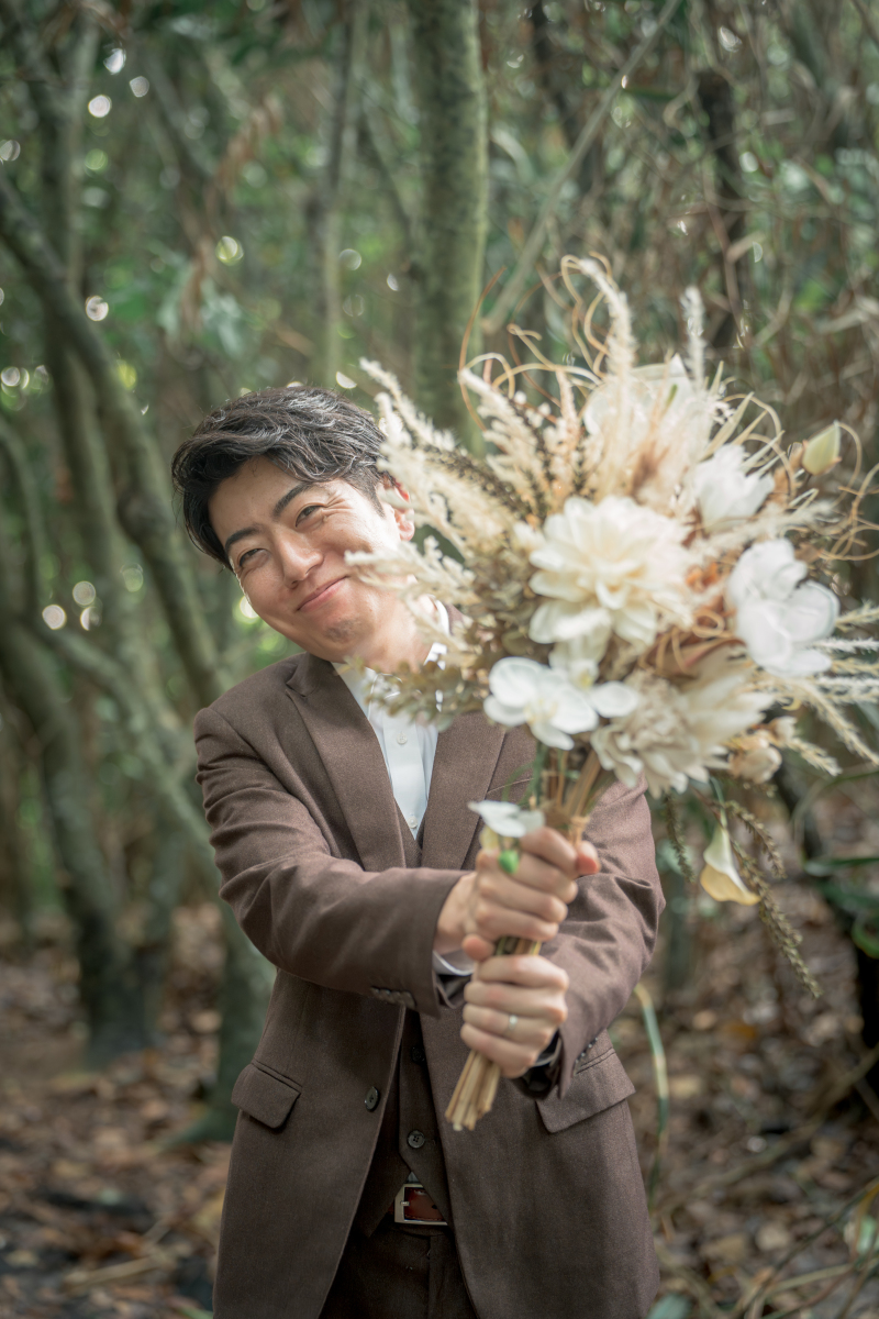 新郎様のソロショット