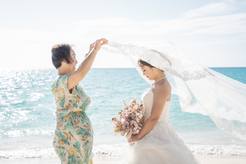 お母様のベールダウン・・・