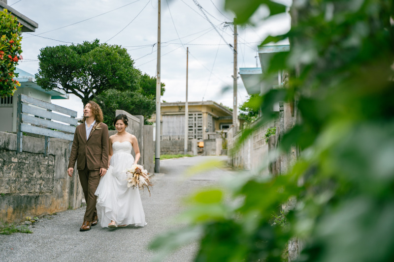 池間島の港町へ