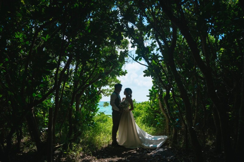 こんな感じの撮影もおしゃれ