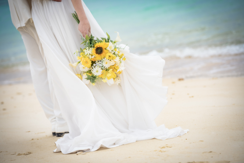 ブーケをメインに!