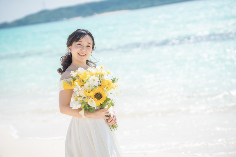 新婦様のソロショット