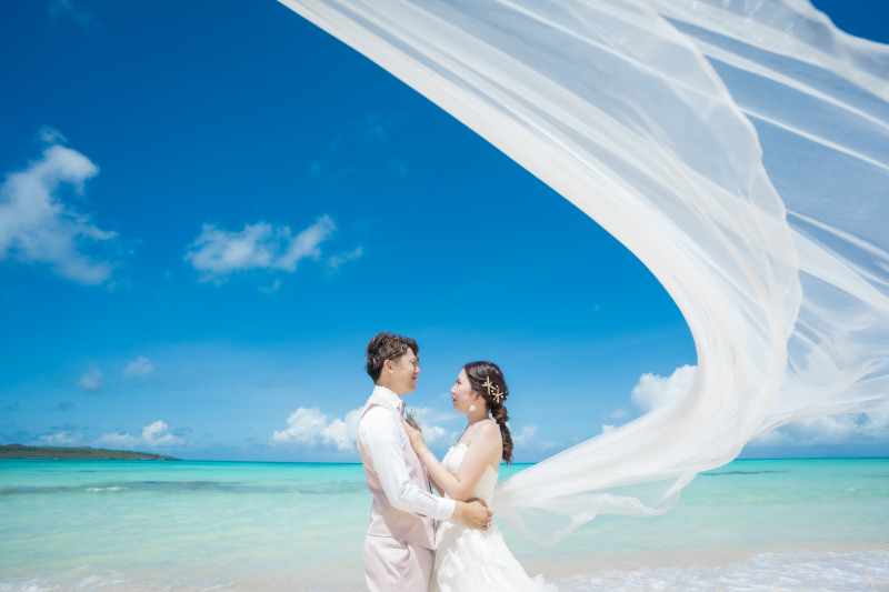 定番のベールでフワッと♪