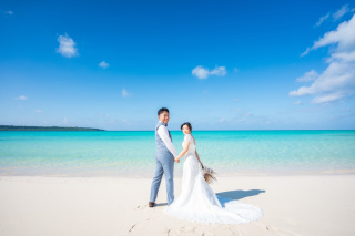 宮古島の海と素敵なふたり