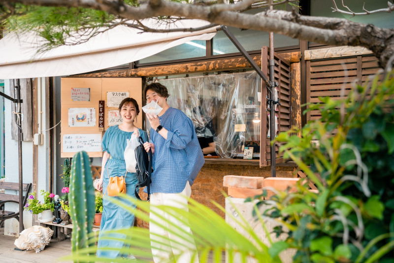 グルメを楽しみながら撮影できるのもいいですね!