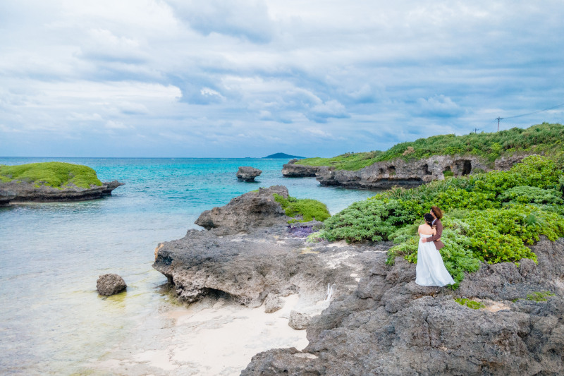 大神島を眺めながら