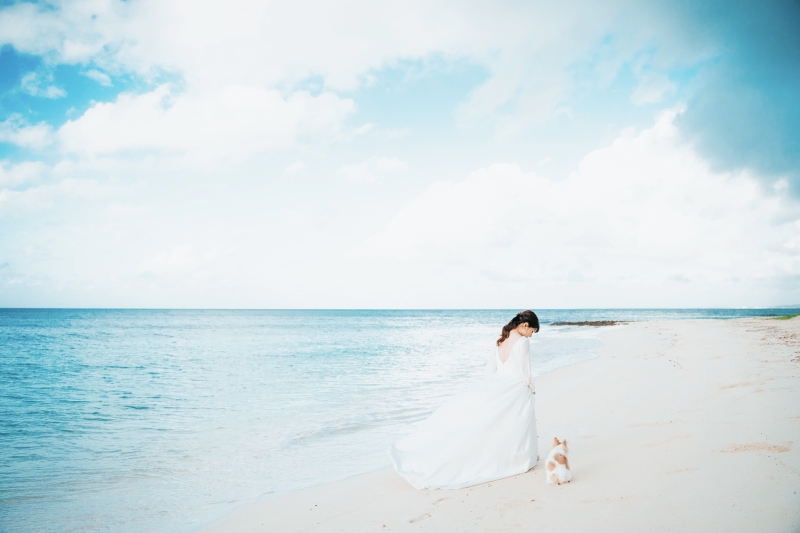 散歩しながら自然な感じで撮影