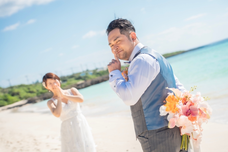 ビーチにて半日プランスタート!
