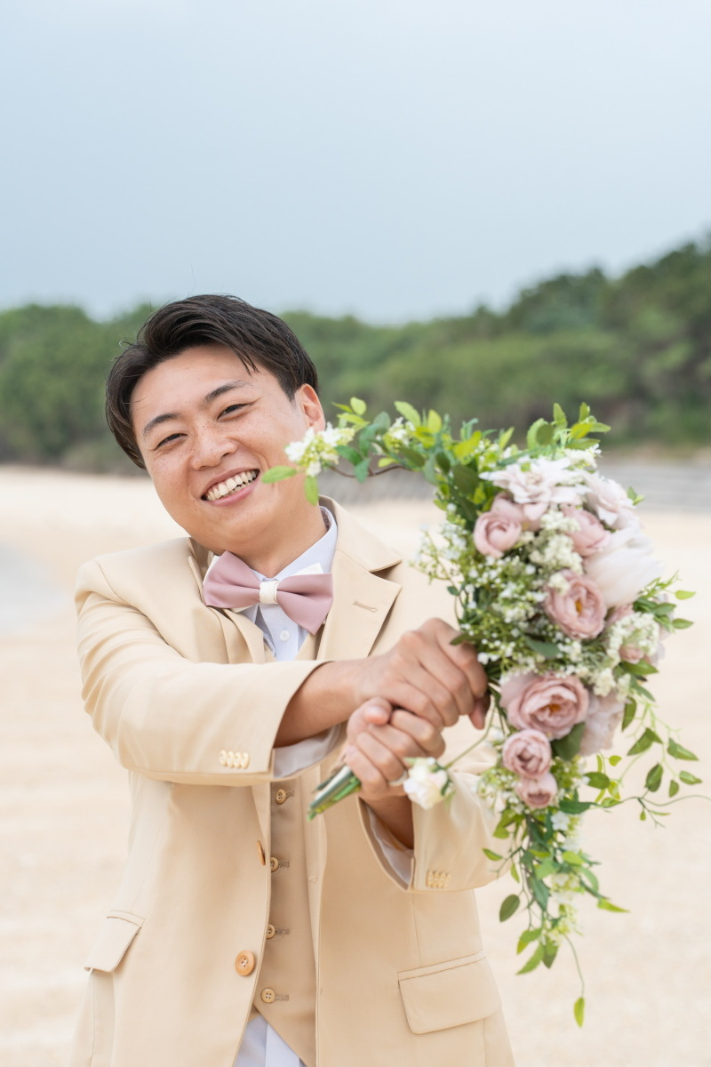 新郎様のソロショット