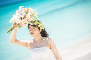 特殊美肌補正レタッチ宮古島を活かしたこだわりのカラーレタッチでご納品 【当店のこだわり】 《全データカラーレタッチ》広告で利用されているお写真は実際に納品されているお写真です！ 《特急納品１週間！》一生の思い出をすぐにお届け致します 《全プランドローン付