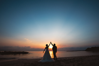 サンセット撮影＊宮古島ロケ地スポット・与那覇前浜ビーチ→来間大橋→崖スポット（七又海岸・東平安名埼）＊その他にも、サトウキビ畑で撮りたい！などご希望あればご相談ください！