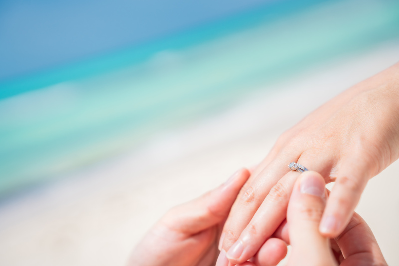 結婚式は上げてないけど・・・指輪