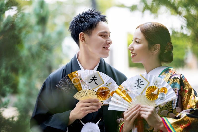 お持ち込みの扇子でも