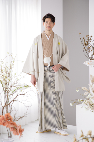 紋付　L102　クリームベージュ