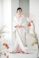 L白無垢004　薄ピンク柄