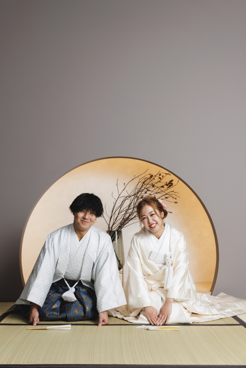 和装定番の正座ショット