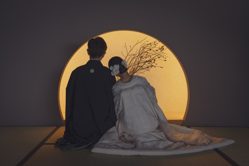 素敵な和装シルエット