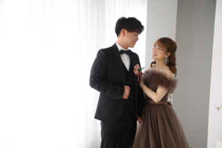 【3着スタジオプラン】どのお衣装もとってもお似合いなおふたり♡