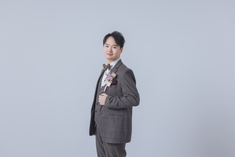 新郎様洋装ソロショット