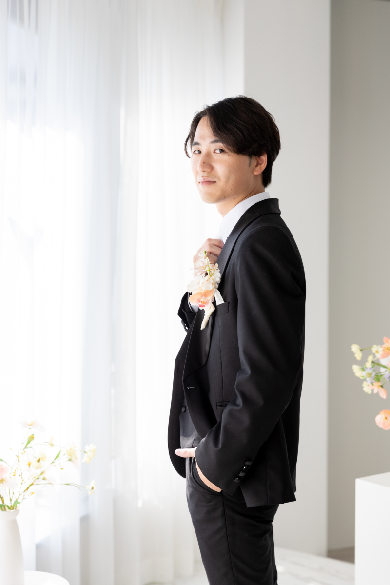 新郎様ソロショット