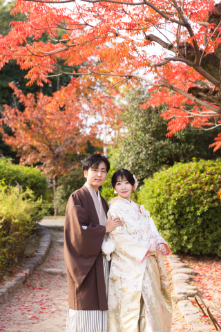 【スタジオ＋ロケーション撮影】大阪城の紅葉と✳︎