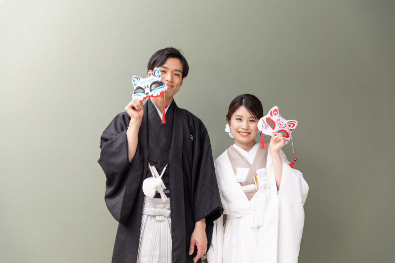 お持ち込みの小物を使って