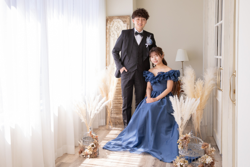 自然光に照らされて